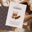 Recherche de de partie de cigare invitations Whiskey