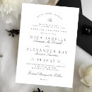Recherche de gris et blanc invitations Mariés