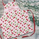 Recherche de cerises tabliers Motif de cerise