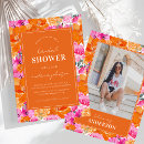 Recherche de modern bridal shower invitations Floral