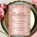 Recherche de modern quinceanera invitations Rose doré