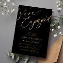 Recherche de elegant gold fiançailles invitations Élégant