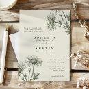 Recherche de marguerite mariage invitations Floral