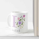 Recherche de lettre i tasses Monogramme