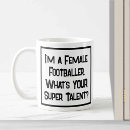 Recherche de footballeur tasses Football féminin