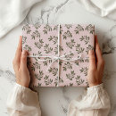 Recherche de brindille papier cadeau Rose