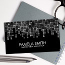 Recherche de chiffres cartes visite Abstrait