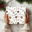 Recherche de vert de pin papier cadeau Festif