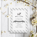 Recherche de coed baby shower invitations Rustique