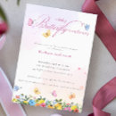 Recherche de papillon baby shower fille invitations Jardin