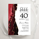 Recherche de rubis quarantième invitations Pour elle