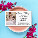 Recherche de scénario cartes visite Typographie