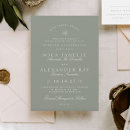 Recherche de vert de gris invitations Mariés