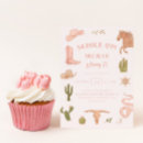 Recherche de cowgirl 1ans anniversaire invitations Cactus