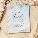 Recherche de plage mariage réception invitations Sur la plage
