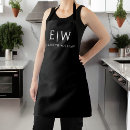 Recherche de noir et blanc table linges Monogramme