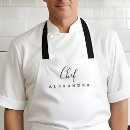 Recherche de personne tabliers Chef