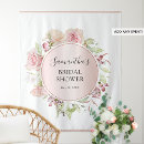Recherche de baby shower tapestries Or rose