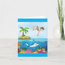 Recherche de enfant sur la plage vœux cartes Tropical