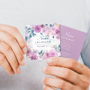 Recherche de aquarelle rose cartes visite Romantique