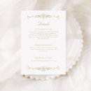 Recherche de or antique invitations Calligraphie