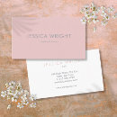 Recherche de blush pink cartes visite Minimaliste