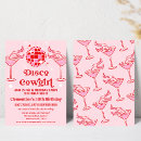 Recherche de disco cowgirl invitations Rétro
