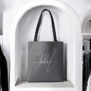 Recherche de monogramme moderne sacs Ajoutez votre nom