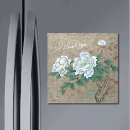 Recherche de fleurs blanches roses magnets Aquarelle
