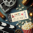 Recherche de cinema ticket invitations Soirée cinéma