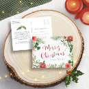 Recherche de noël non traditionnel cartes postales Hiver