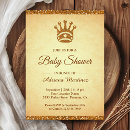Recherche de bébé royal invitations Élégant
