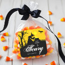 Recherche de silhouette sorcière autocollants Halloween