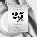 Recherche de vingt cinquième invitations Argent