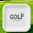 Recherche de anniversaire golf assiettes en papier Sport