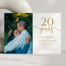 Recherche de 20 ans de mariage cartes invitations Couple