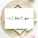 Recherche de i love you vœux cartes Élégant