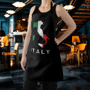 Recherche de vert et blanc tabliers Drapeau italien