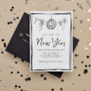 Recherche de boule disco invitations Noir et blanc