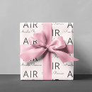 Recherche de rose papier cadeau Initiale