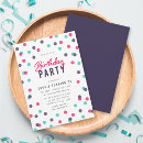Recherche de confettis invitations Fille