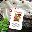 Recherche de champignon rouge invitations Bientôt maman