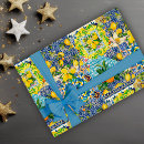 Recherche de bleu blanc papier cadeau Été