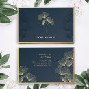 Recherche de monogramme floral cartes visite Luxe