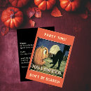Recherche de black cat halloween invitations Orange