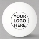 Recherche de noir et blanc balles ping pong Logo