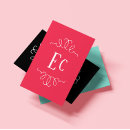 Recherche de monogramme cadre cartes visite Floral
