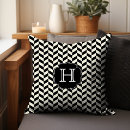 Recherche de motif chevron coussins Monogramme