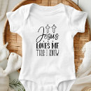 Recherche de baptême vêtements Jésus m'aime
