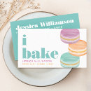 Recherche de macaron français cartes visite Pour elle